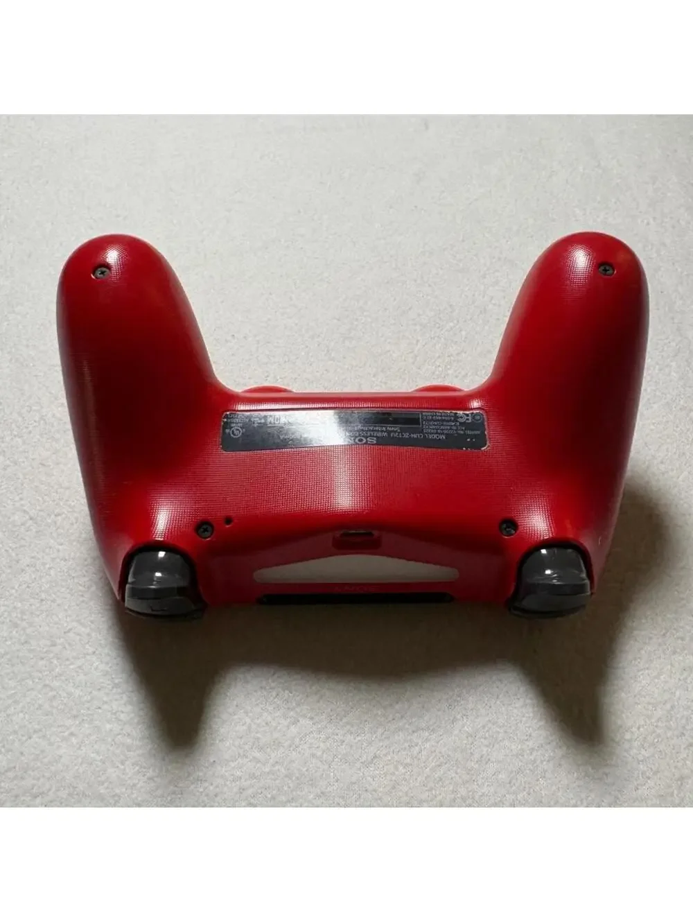 Sony DualShock 4 Wireless Controller PS4 Magma Red CUH-ZCT2U Worn Right